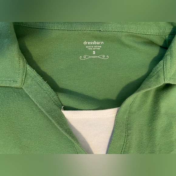 Dress Barn Green Layered T-Shirt - Picture 3 of 3